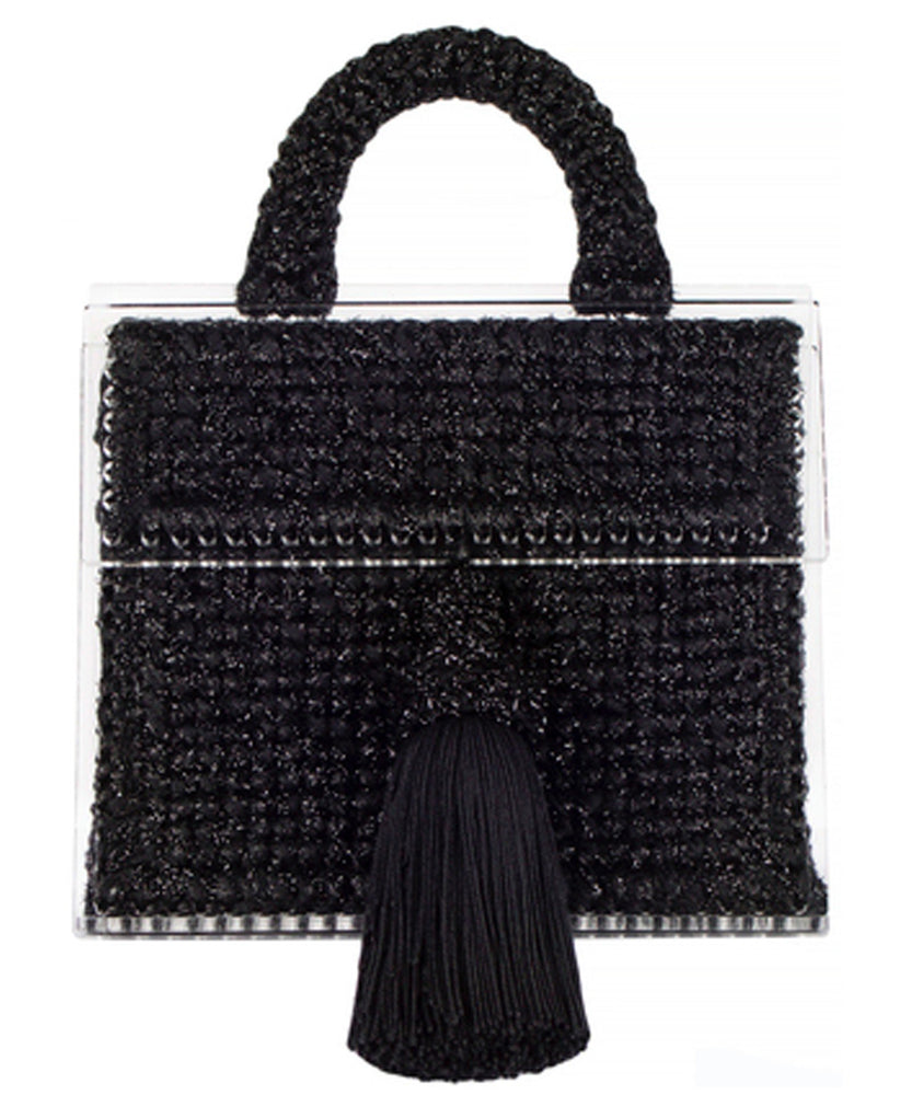 Sparkly discount black purse