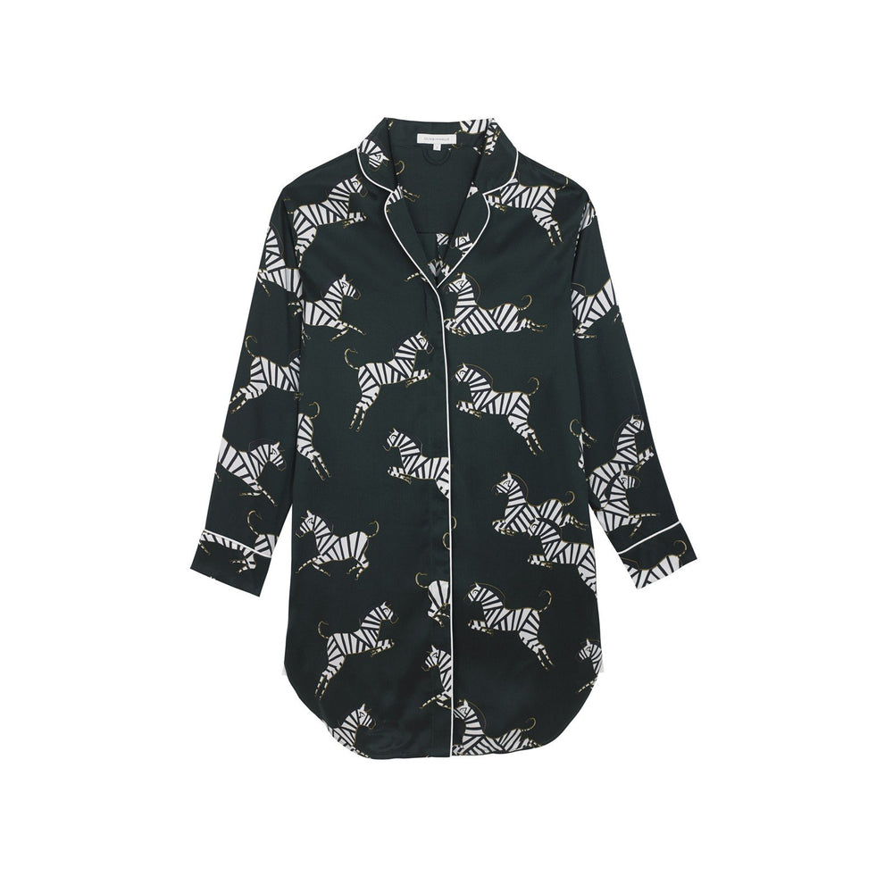 POPPY MADELEINE SILK NIGHTSHIRT - THE BOX BOUTIQUE