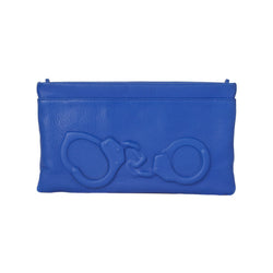 COBALT BLUE HANDCUFFS CLUTCH - THE BOX BOUTIQUE
