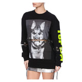 KAVINSKI COTTON SWEATSHIRT - THE BOX BOUTIQUE