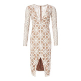 METZ MIDI DRESS IN BEIGE - THE BOX BOUTIQUE