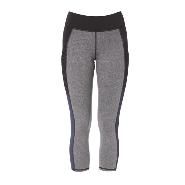 STARDUST CROPPED LEGGINGS IN GREY - THE BOX BOUTIQUE