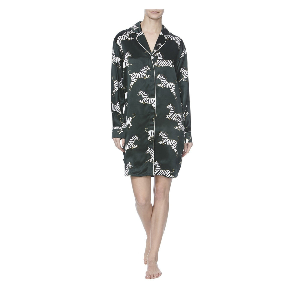 POPPY MADELEINE SILK NIGHTSHIRT - THE BOX BOUTIQUE