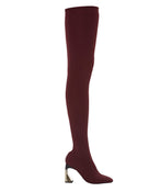 TOUJOURS LE TOUR BOOTS IN BURGUNDY - THE BOX BOUTIQUE