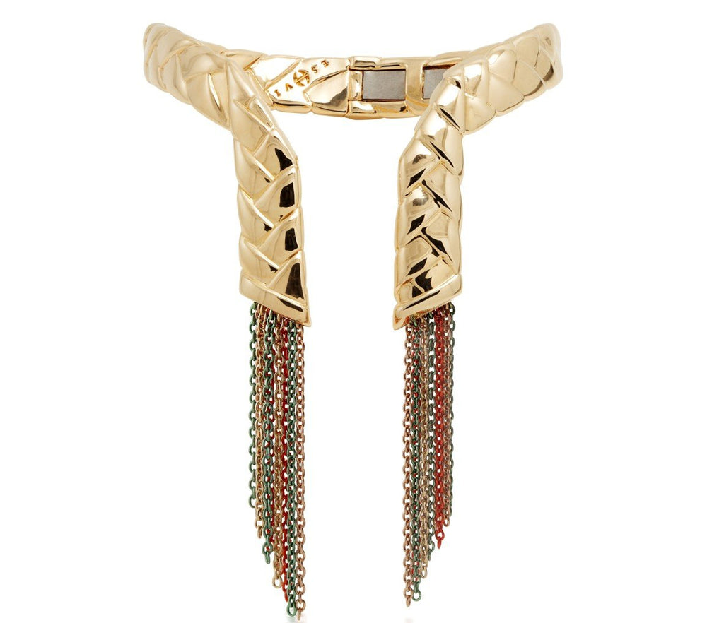 BRAID 23 YELLOW GOLD PLATED BRACELET - THE BOX BOUTIQUE
