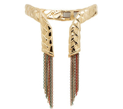 BRAID 23 YELLOW GOLD PLATED BRACELET - THE BOX BOUTIQUE