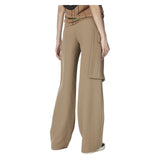 DOUBLE PANEL CAMEL TROUSERS - THE BOX BOUTIQUE