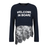 WELCOME ON BOARD SWEATSHIRT - THE BOX BOUTIQUE