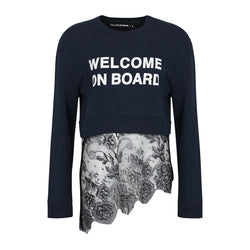 WELCOME ON BOARD SWEATSHIRT - THE BOX BOUTIQUE