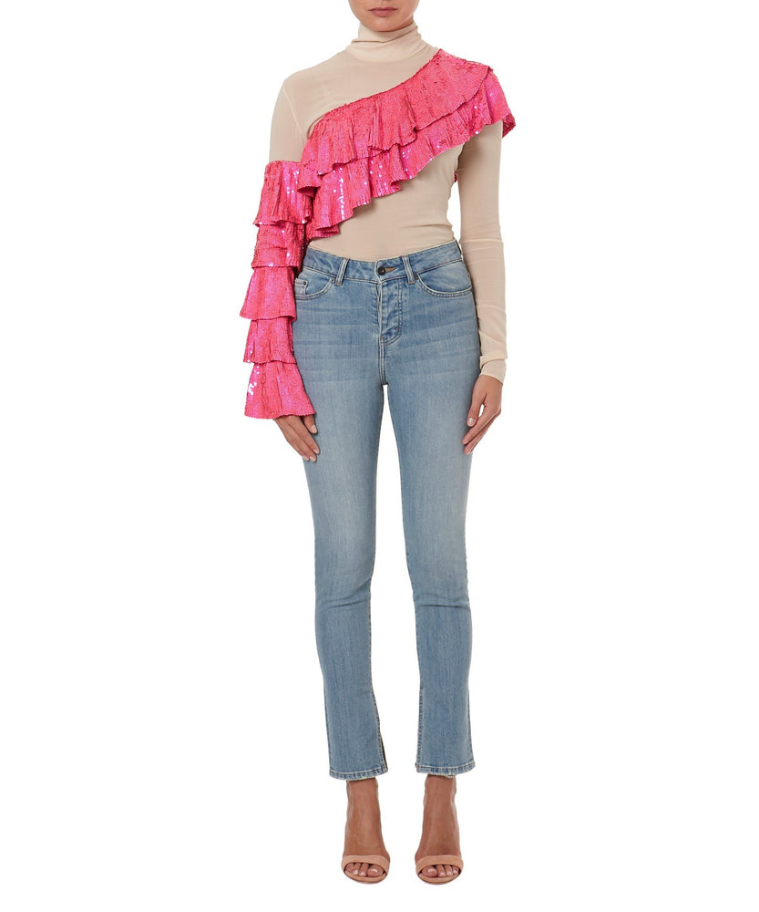 HEROINE EMBELLISHED TOP - THE BOX BOUTIQUE