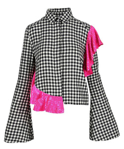 DALLAS EMBELLISHED SHIRT - THE BOX BOUTIQUE