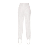 EDIE STIRRUP PANTS IN WHITE - THE BOX BOUTIQUE