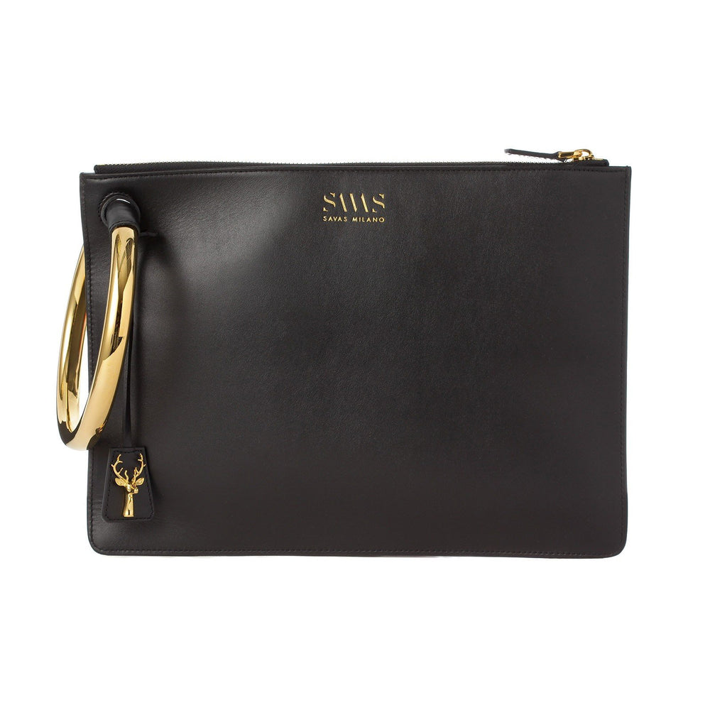 BLACK MATILDA CLUTCH - THE BOX BOUTIQUE