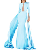 JULIETTE GOWN BLUE - THE BOX BOUTIQUE
