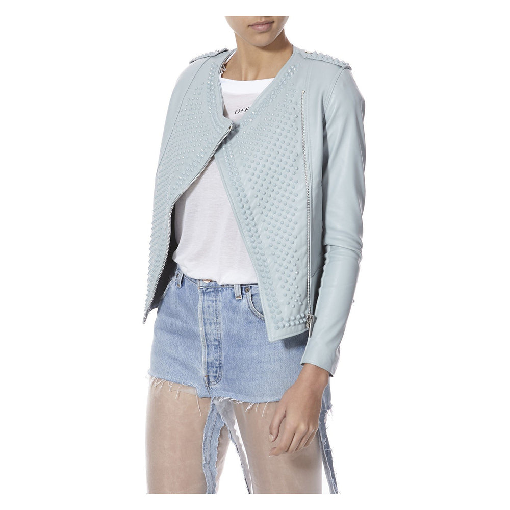 ERIN LIGHT BLUE JACKET - THE BOX BOUTIQUE
