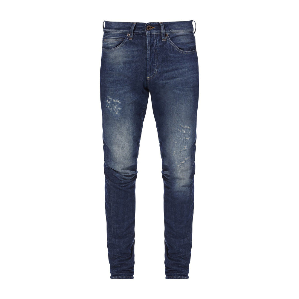 BRUSHED SLIM FIT VINTAGE WASH JEANS - THE BOX BOUTIQUE