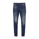 BRUSHED SLIM FIT VINTAGE WASH JEANS - THE BOX BOUTIQUE