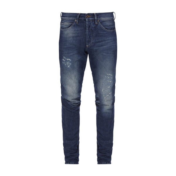 BRUSHED SLIM FIT VINTAGE WASH JEANS - THE BOX BOUTIQUE