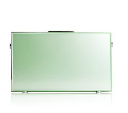 LOVE IS GREEN PERSPEX BAG - THE BOX BOUTIQUE