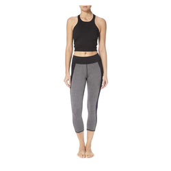 STARDUST CROPPED LEGGINGS IN GREY - THE BOX BOUTIQUE