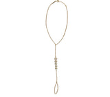ANKLE BRACELET WITH PEARLS - THE BOX BOUTIQUE