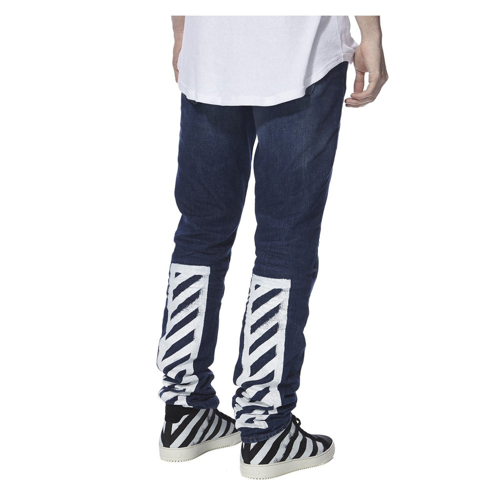 BRUSHED SLIM FIT VINTAGE WASH JEANS - THE BOX BOUTIQUE