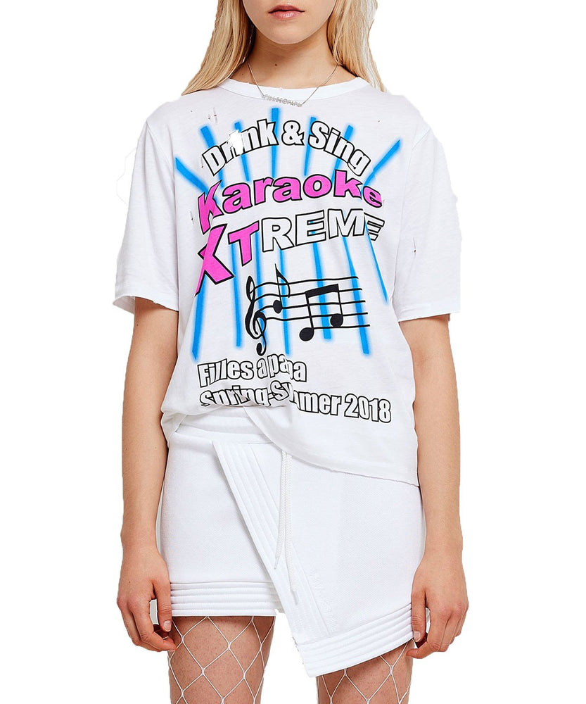 KARAOKE PRINTED TEE - THE BOX BOUTIQUE