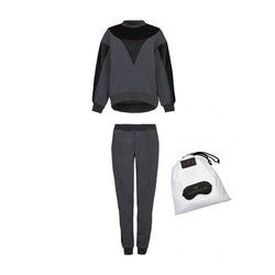 COSY TRAVEL SET IN DARK GREY - THE BOX BOUTIQUE