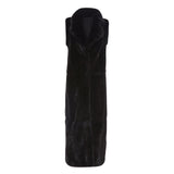 TWIX LONG BLACK MINK SLEEVELESS FUR - THE BOX BOUTIQUE