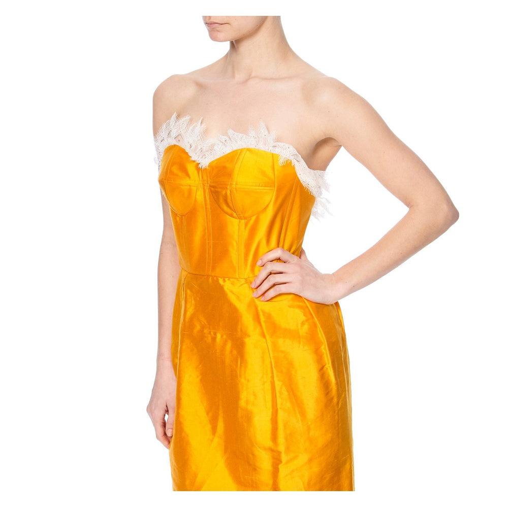 ELSIE CORSET LACE TRIM DRESS - THE BOX BOUTIQUE