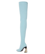 TOUJOURS LE TOUR BOOTS IN BABY BLUE - THE BOX BOUTIQUE