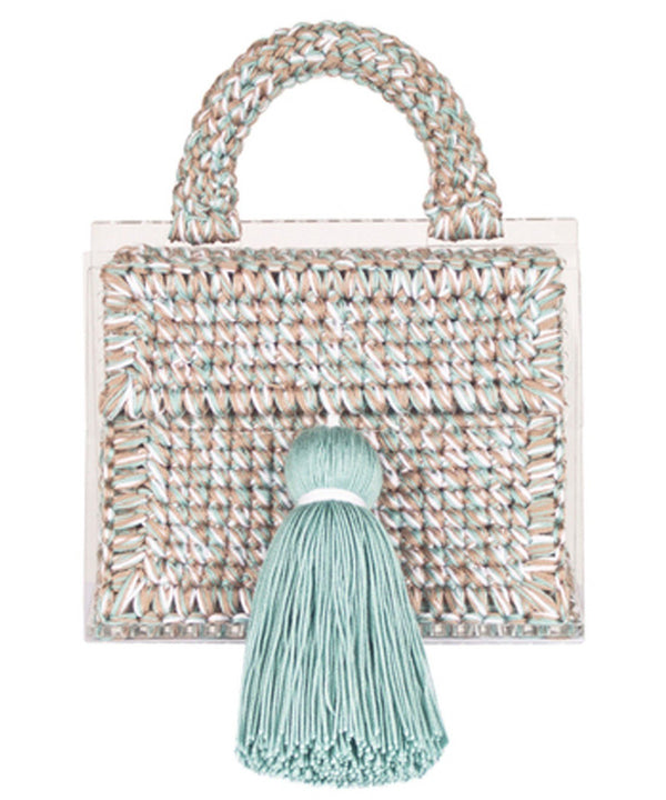 MINT BATH COPACABANA TOP HANDLE BAG - THE BOX BOUTIQUE