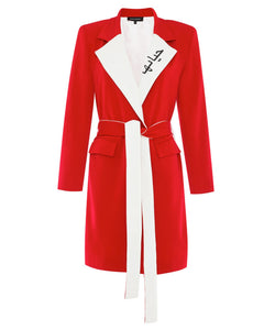 JESSICA COAT IN RED - THE BOX BOUTIQUE