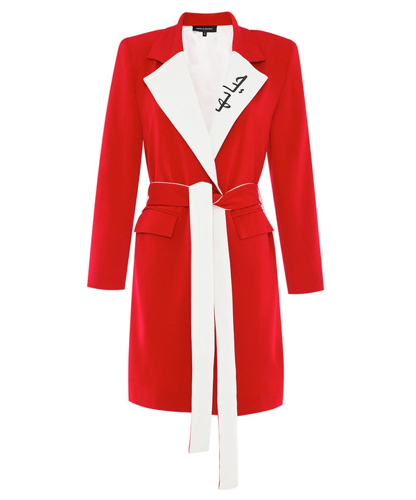 JESSICA COAT IN RED - THE BOX BOUTIQUE