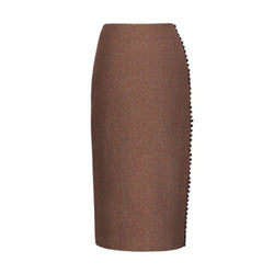 PENCIL SKIRT WITH BUTTONS - THE BOX BOUTIQUE