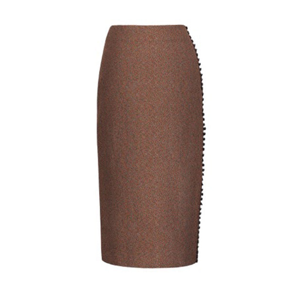 PENCIL SKIRT WITH BUTTONS - THE BOX BOUTIQUE