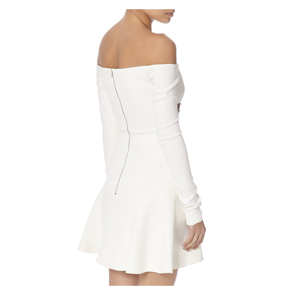 METAL EMBROIDERED DRESS WITH CUT OUTS - THE BOX BOUTIQUE