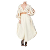 CIRCLE LINEN SKIRT - THE BOX BOUTIQUE