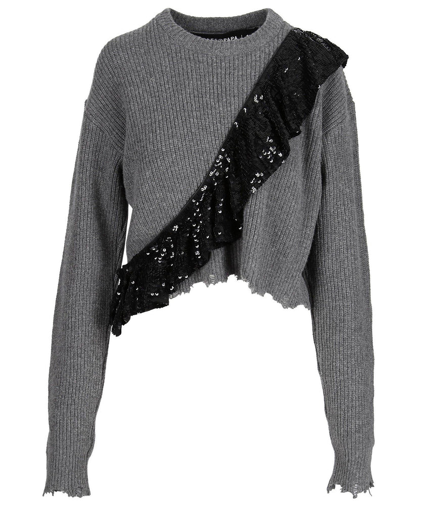 DIVA CROPPED SWEATER - THE BOX BOUTIQUE