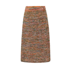 MELANGE KNITTED SKIRT - THE BOX BOUTIQUE