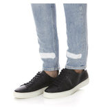 BLACK DIAGONALS SNEAKERS - THE BOX BOUTIQUE