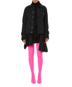 TOUJOURS LE TOUR BOOTS IN BRIGHT PINK - THE BOX BOUTIQUE