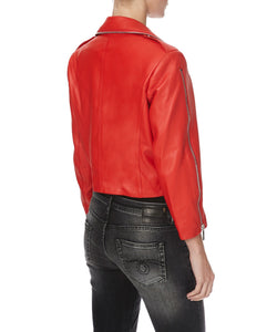 AVALON ZIP JACKET IN RED - THE BOX BOUTIQUE