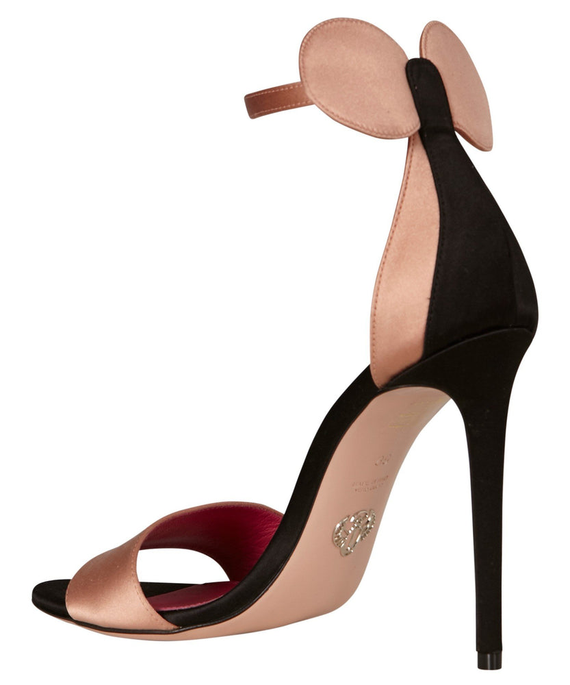 MINNIE SATIN SANDALS IN NUDE - THE BOX BOUTIQUE