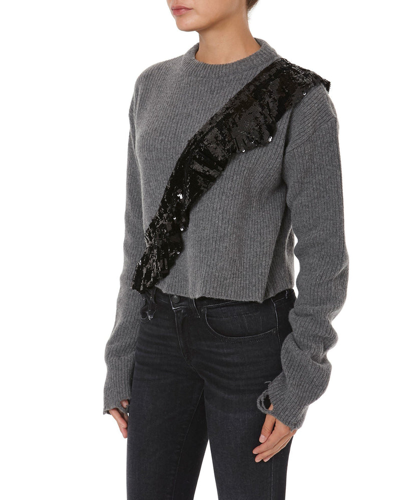 DIVA CROPPED SWEATER - THE BOX BOUTIQUE