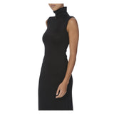 HIGH-NECK STRETCH-KNIT DRESS - THE BOX BOUTIQUE