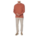 ESSENTIAL LONG SLEEVE TEE RUST - THE BOX BOUTIQUE