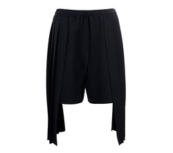 BLACK PLEATED SHORTS - THE BOX BOUTIQUE
