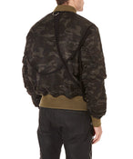 CAMO BOMBER JACKET - THE BOX BOUTIQUE