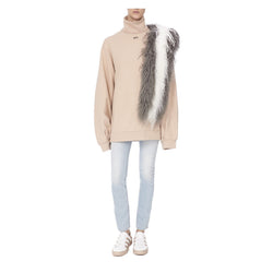 REMOVABLE MOCK NECK SWEATER - THE BOX BOUTIQUE